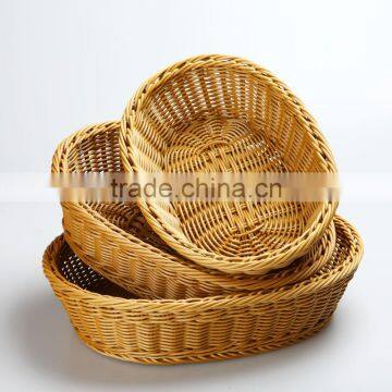 linyi poly rattan washable bread basket bread baskets