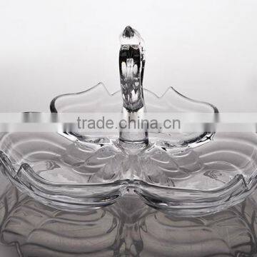 Swan Shaped Glass Plate for Candy,snacks,or Home Decoration,crystal Glassware photo-6
