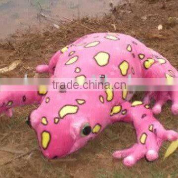 sea animal frog shaped plush toy