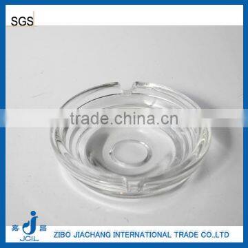 wholesale clear small round glass ashtray for cigarette