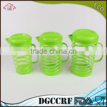 NBRSC Kitchen Home 4 Pcs Plastic Drinking Water Cups With Teapot photo-2