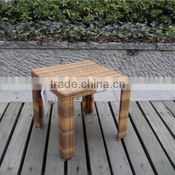 Soho Haiti Aluminum Square Rattan Table With Tempered Glass photo-2