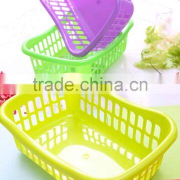 Useful Medium Size Plastic Storage Basket/plastic Large Hollow Out Washing Basket photo-3