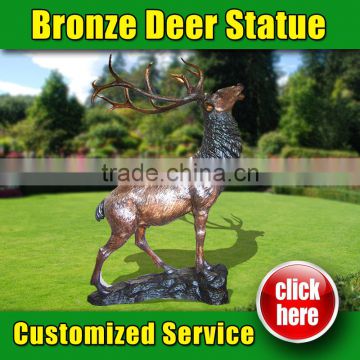 New Design russian Deer Statue for Christmas Decoration