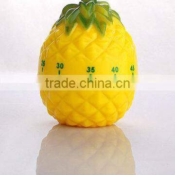 pineapple shape plastic kitchen timer