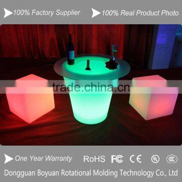 Folding Plastic Led Table/bar Cube Tank/led Office Commercial Table photo-5