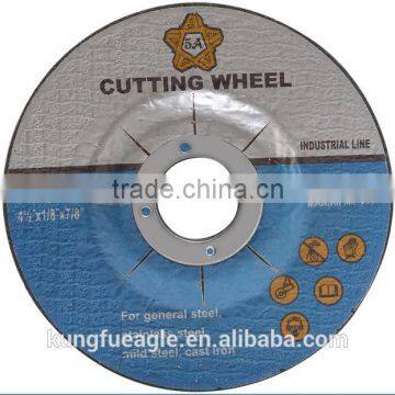 115*3*22.2mm easy cut abrasive cutting wheel for SS