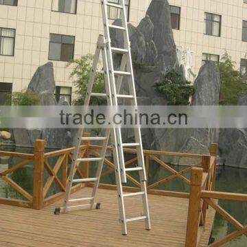 Combination ladder, Extension ladder, Multi-functional telescopic aluminum ladder