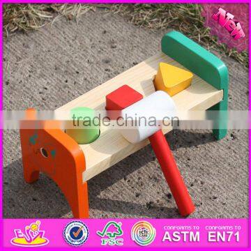 2016 New Design Baby Toy Wooden Pounding Bench W11G026 photo-6
