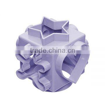 CC-7092 Custom 3D Square 6 Different Shaped Cube Cookie Cutter photo-3