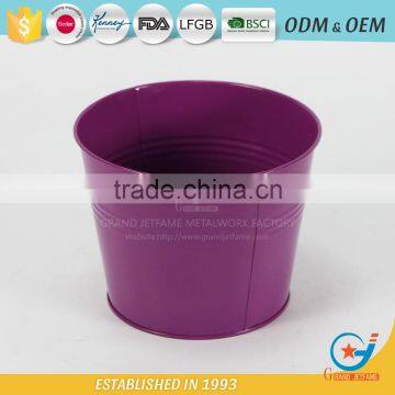 Metal Unique Powder Coated Colourful Flower Colorful Pots Colorful Garden Pots photo-2