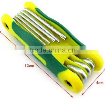 Berrylion Tools Mini Size CRV 8pcs Hex Key Set Torx Key Allen Wrench Set With High Quality photo-3