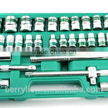 Berrylion 32PCS Socket Set CR-V Polished Socket Set With Ratchet Wrench photo-5