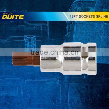 12.5mm twelve points screwdriver bit socket,1/2" twelve points bit socket ,12.5mm twelve points drive bit socket