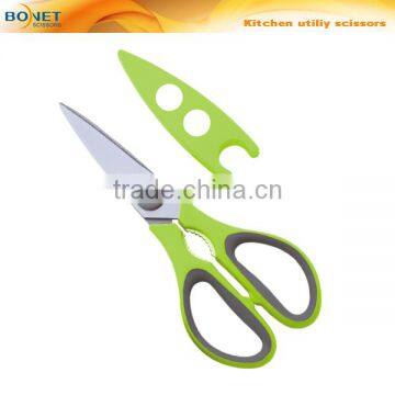 S52002 LFGB Certificated 8-1/4" Yangjiang Superb Quality Powerful Kitchen Scissors With Magnetic Sheath photo-3