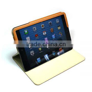 High quality book leather case for ipad mini