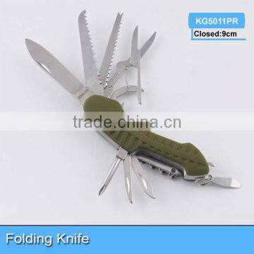 2014 "STOCK" Pocket stainless steel multi function folding strider knife KF5011PR