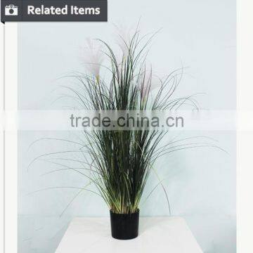 China Artificial Onion Grass Real Looking Autumn Grass Artificial Potted Plants for Decoration photo-3