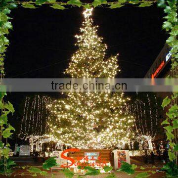 Large Artificial christmas tree , cone shape LED Giant Lighting Christmas Tree