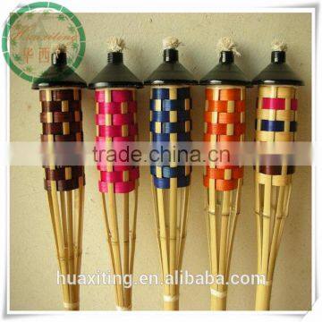 Natural Reusable Coloured Bamboo Torches