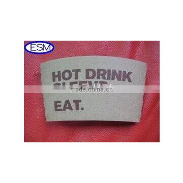 Print Custom Logo Disposable Paper Coffee Cup Sleeve,Hot Paper Cup Sleeve