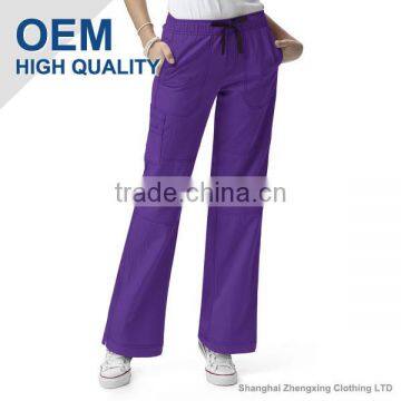 ZX OEM ODM scrubs wholesalemedical scrubs chinaPoly Cotton Scrub Suit Pant Trousers OEM