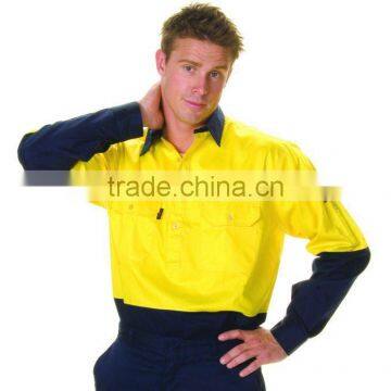 High Visibility Working Uniform Breathable Reflective Safety Workwear Shirts photo-2