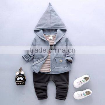 Best Selling Products 2016 Boys Clothing Set 3 Pcs Set for 1-3 Years Baby Boy photo-2