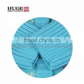 Long Sleeve 100% Cotton Hooded Baby Girl Sweater photo-4