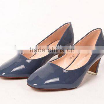 GZY Popular Middle Heel Genuine Leather Shoes Women Casual photo-3