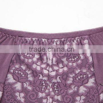 High Quality Custom 95% Cotton 5% Spandex With Lace Sexy Fancy Woman Underwear photo-6