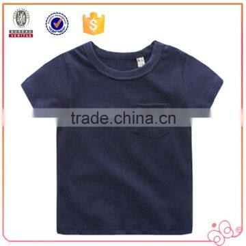 China Apparel Supplier Factory Direct Printed Custom Kids Clothes Child T-shirt With Pocket photo-5