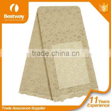 100% Nigeria Cotton Voile Lace Fabric SL0402-9 photo-2