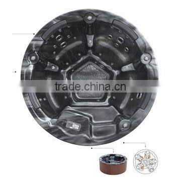 New Sale Acrylic Round Hot Tub Spa With 5person