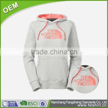 different cheap plain women's two tone hoodies