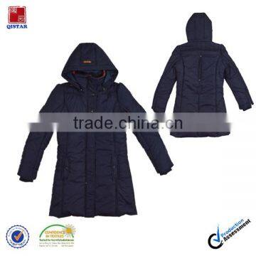 High Quality Women's Winter Coat Long Down Jacket with Hood