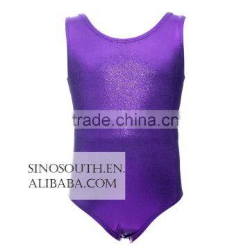 2017 Wholesale Kids Girl's Dance girls Shiny leotard girls gymnastics