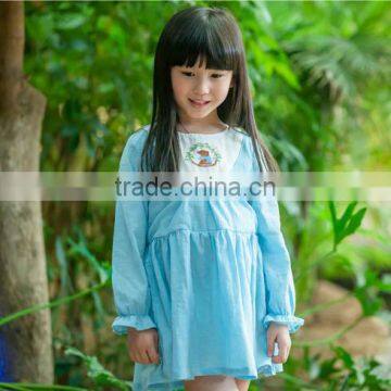 2016 newest spring baby dresses girl wholesale girls boutique girls cotton clothing