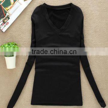 New Fashion Long Sleeve T-shirt for Women Made in China Wholesale photo-2