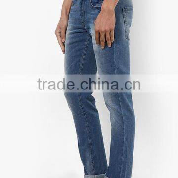 New Denim Jeans Pattern Man's Blue Sexy Low Rise Skinny Fit Jeans photo-3