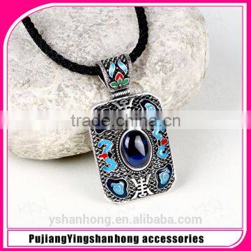 Bohemia Necklace Fashion Chinese Ancient Silver Pendant Wholesale