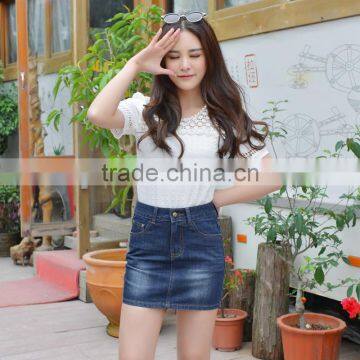 Denim MINI Jeans Skirt Women Girl Pent Europe American