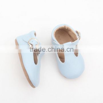 New tbar style funny girls soft baby leather shoes