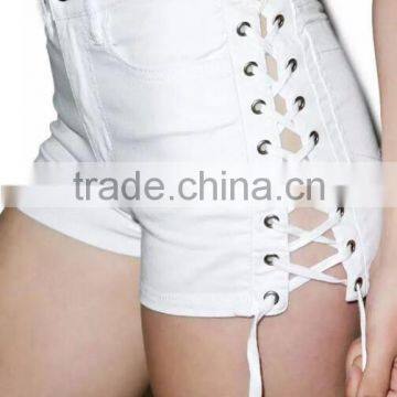Runwaylover 4957 Hot Sale High Waist Sexy Tie Sexy Shorts photo-2