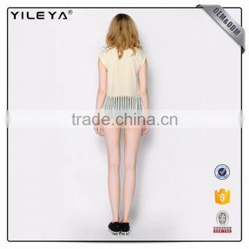 Fashion Tassel Pattern Printing 100% Cotton Tank Top photo-5