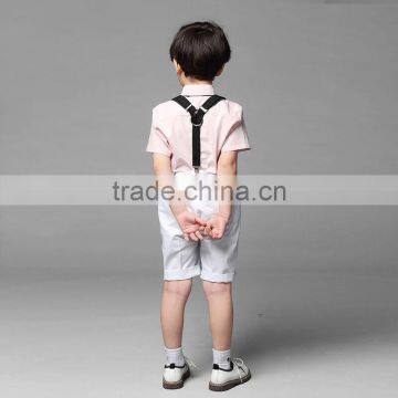 2016 New Hosting Clothes Set Boys Overrall Pants Set For Ring Bearer Wedding Boys Formal Clothing B-NB-CS905-27 photo-5