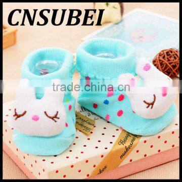 Wholesale Cute Cartoon Baby Anti-slip Socks Newborn Baby Three Dimensional Doll Cotton Tube Socks photo-5