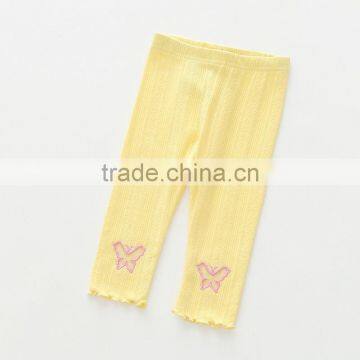 Spring Style Knitted Cotton Wholesale Leggings for Kids Girls photo-3