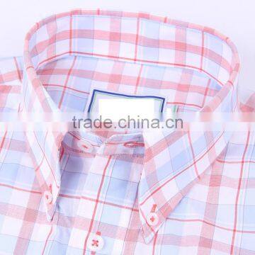 2017 New Design Plaid Men's Long Sleeve Casual Shirt Wholesale photo-4