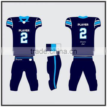 2017 Fashion Customized Sublimation American Football Jerseys Custom American Football Uniforms Dry Fit Football photo-6